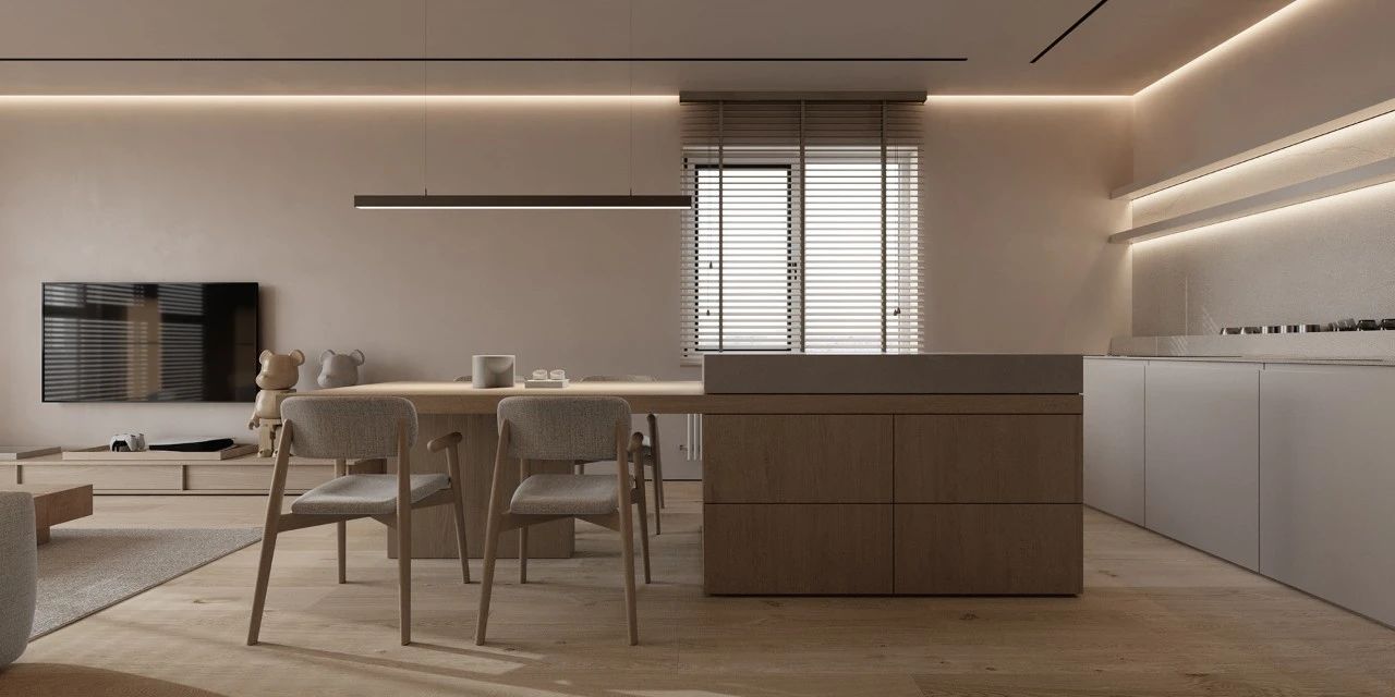 原木系奶油风空间设计-15