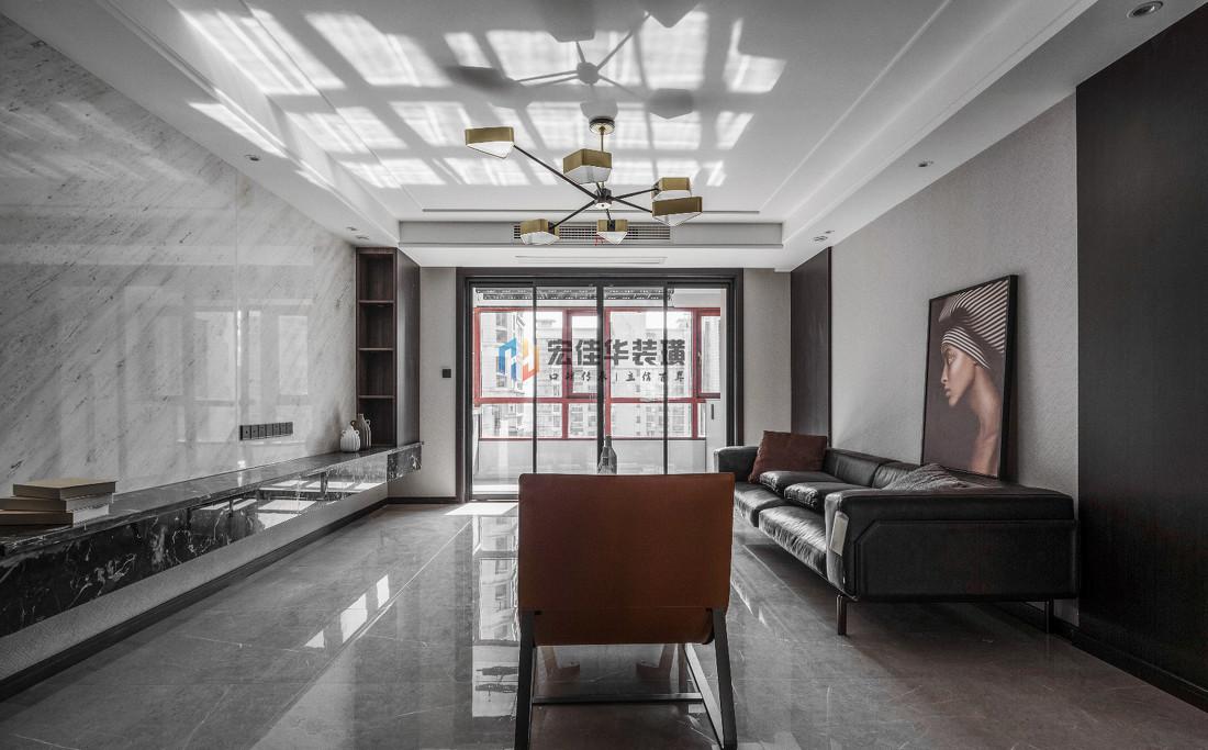 现代黑白灰,打造简约大气家居空间-4