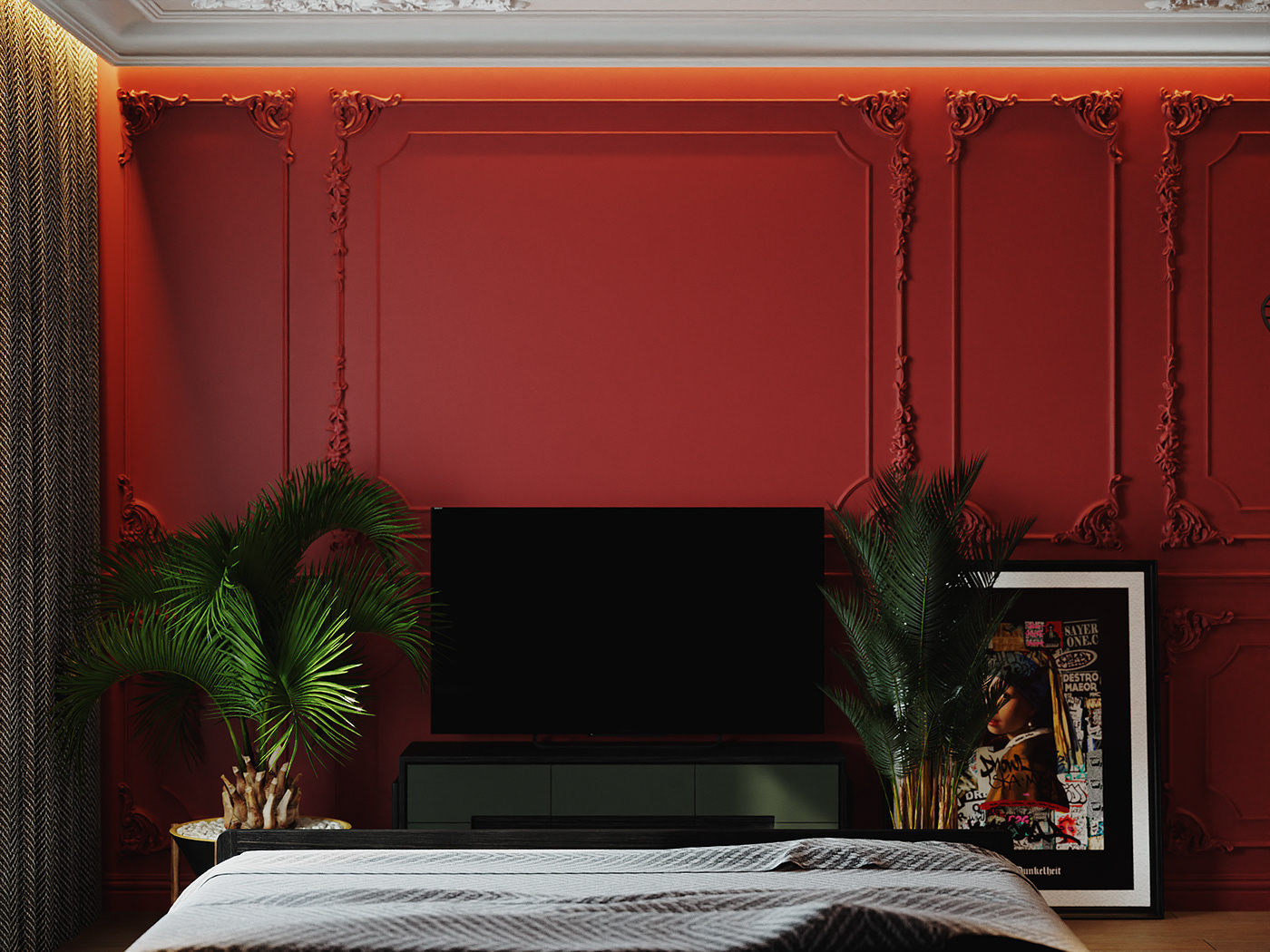 红绿色的搭配，是你能接受的配色吗？                     -1