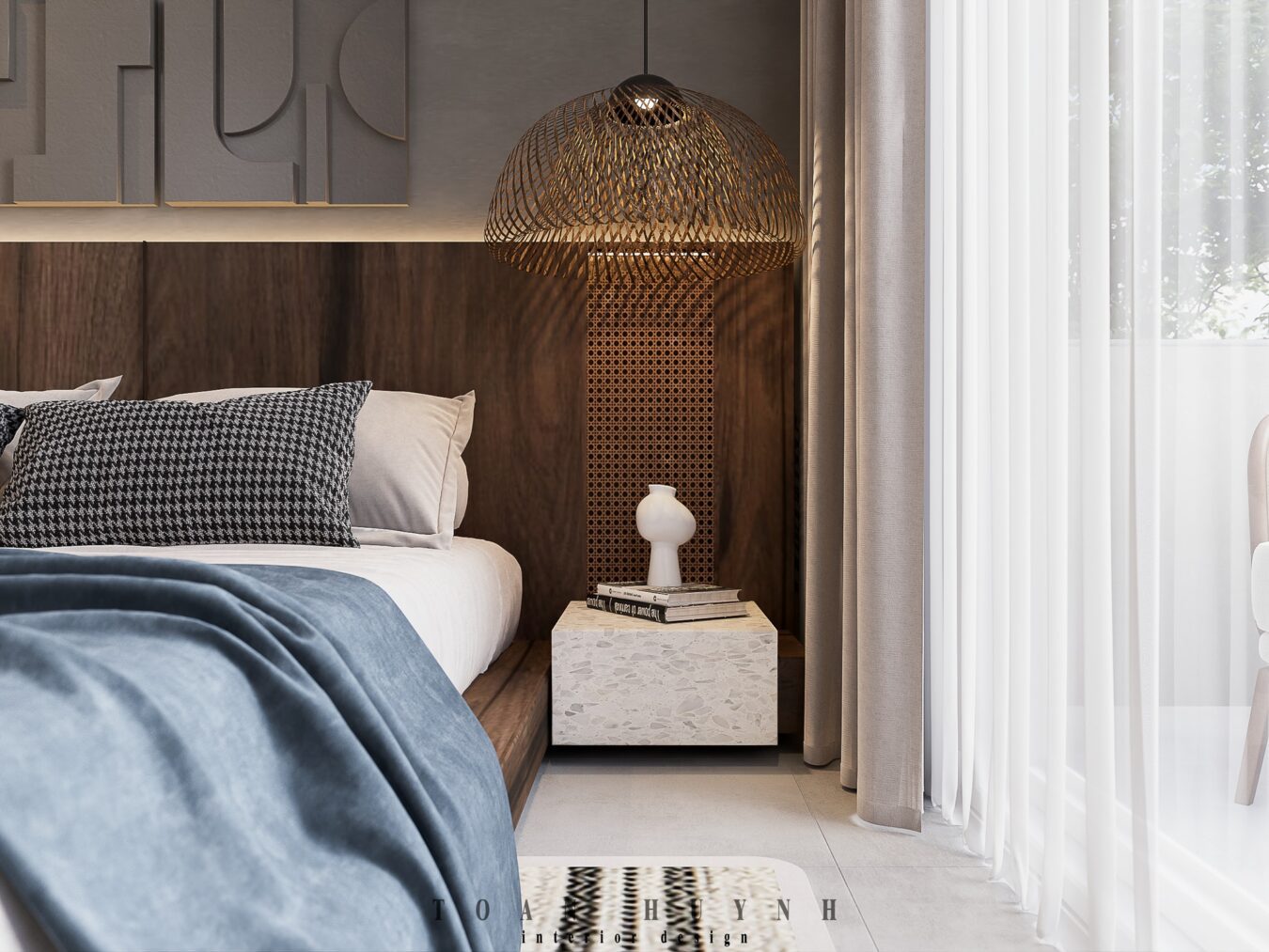 Sketchup卧室室内模型丨Huynh Toan-2