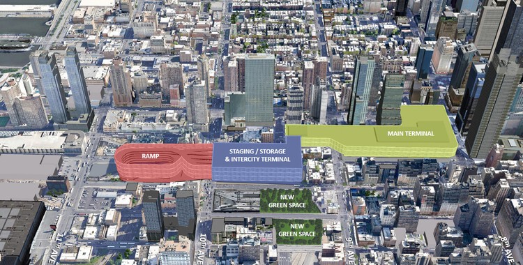 纽约新泽西港务局曼哈顿市中心巴士终点站重建项目丨美国曼哈顿-16