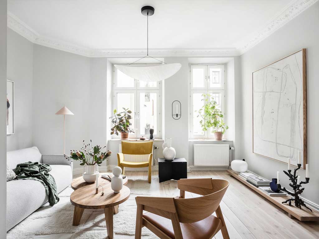 瑞典 49 平米阳光公寓,自然光打造温馨舒适空间-5