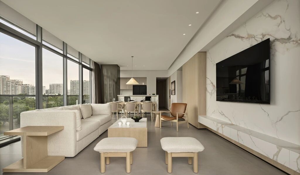 越南富美兴CR2酒店式公寓室内设计丨越南胡志明市丨硬装矩阵纵横,软装矩阵鸣翠-25