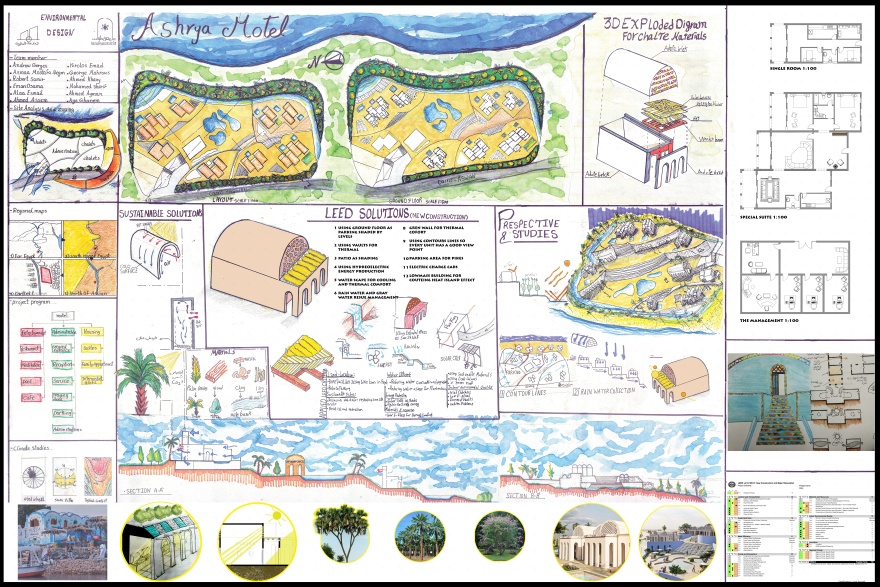 阿什里亚汽车旅馆丨埃及阿斯旺丨Environmental Design-3