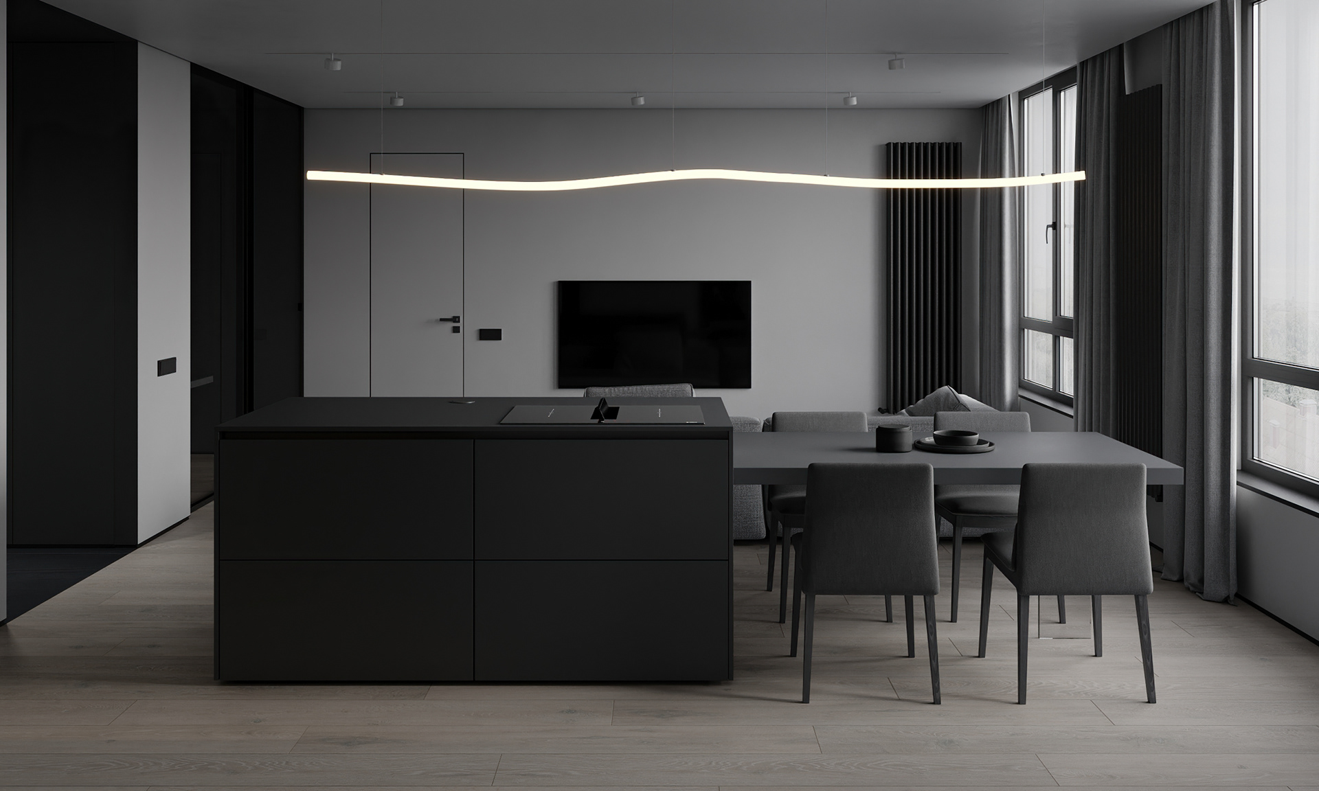 72平 小户型现代简约空间设计-8