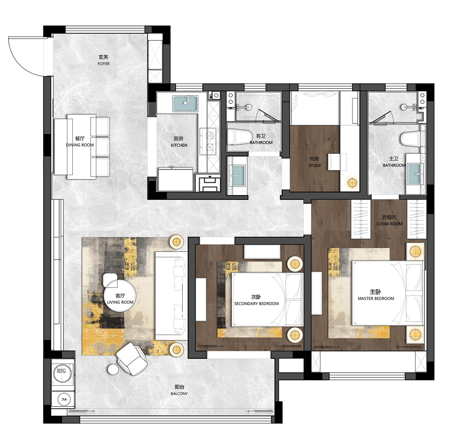 城创智谷样板间丨中国济宁丨上海岳蒙设计有限公司-67