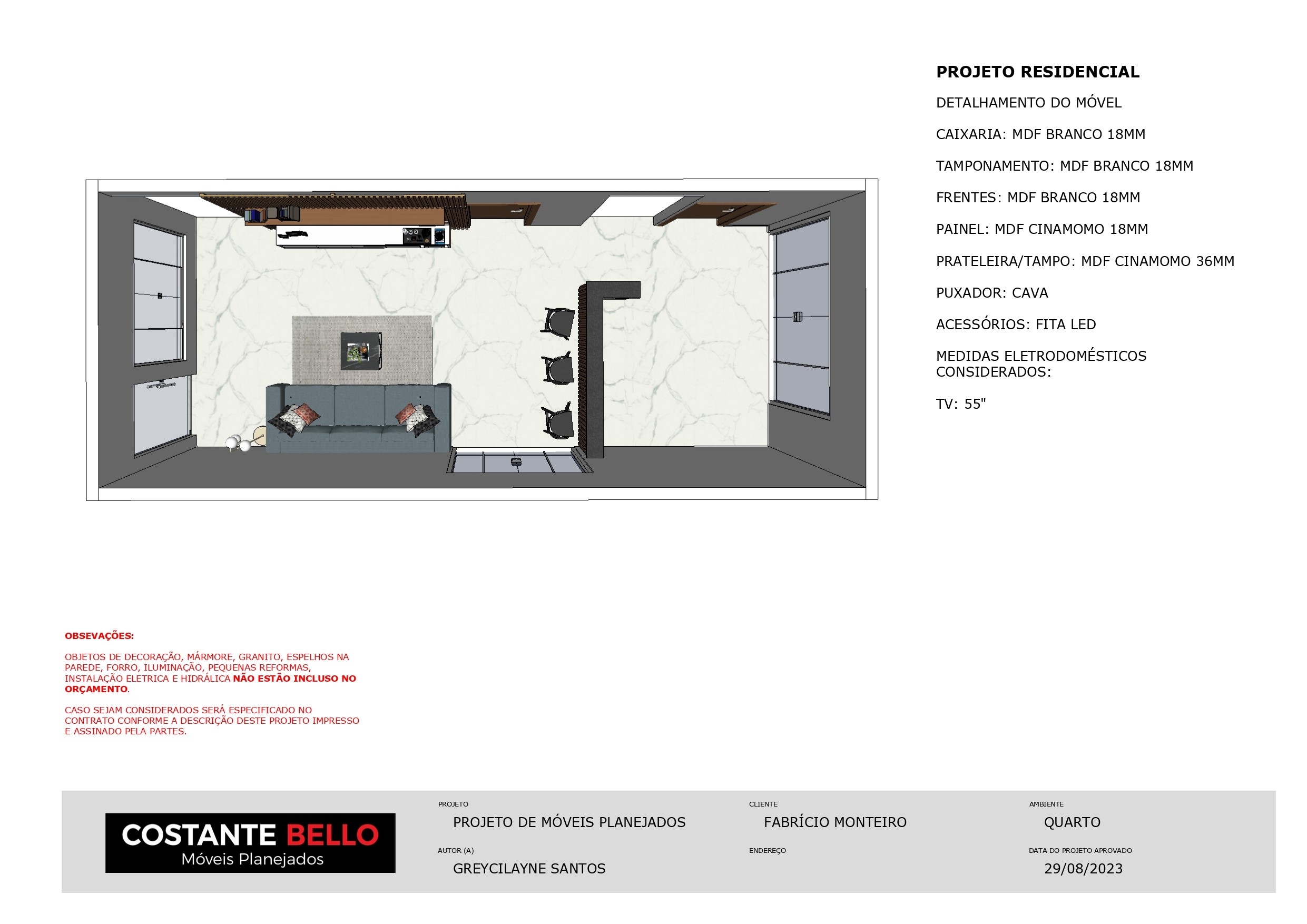 PROJETO QUARTO/ SALA - CONSULTORIA DE INTERIORES-6