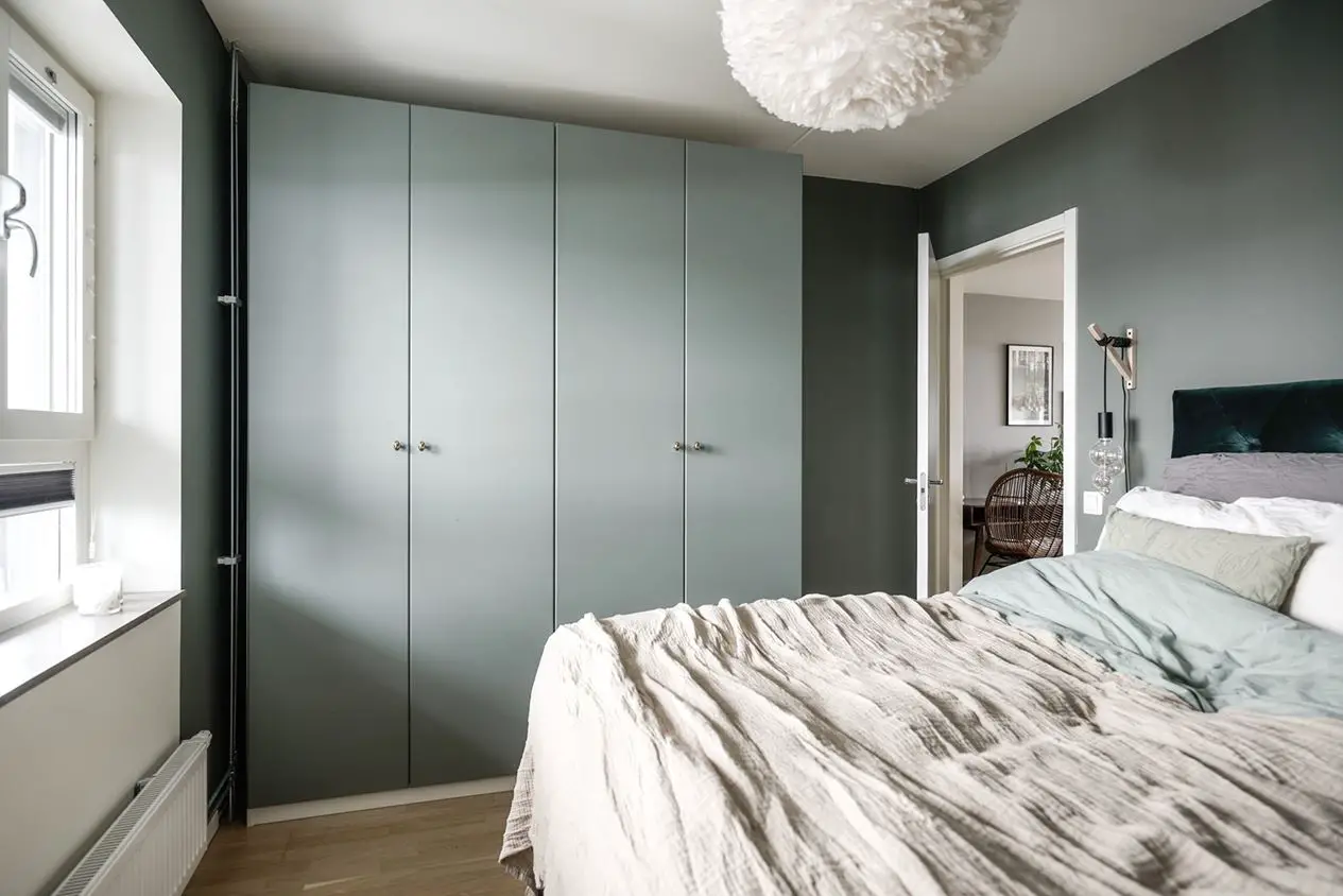 色彩与木质的温暖 | 58m2 公寓的温馨设计-12