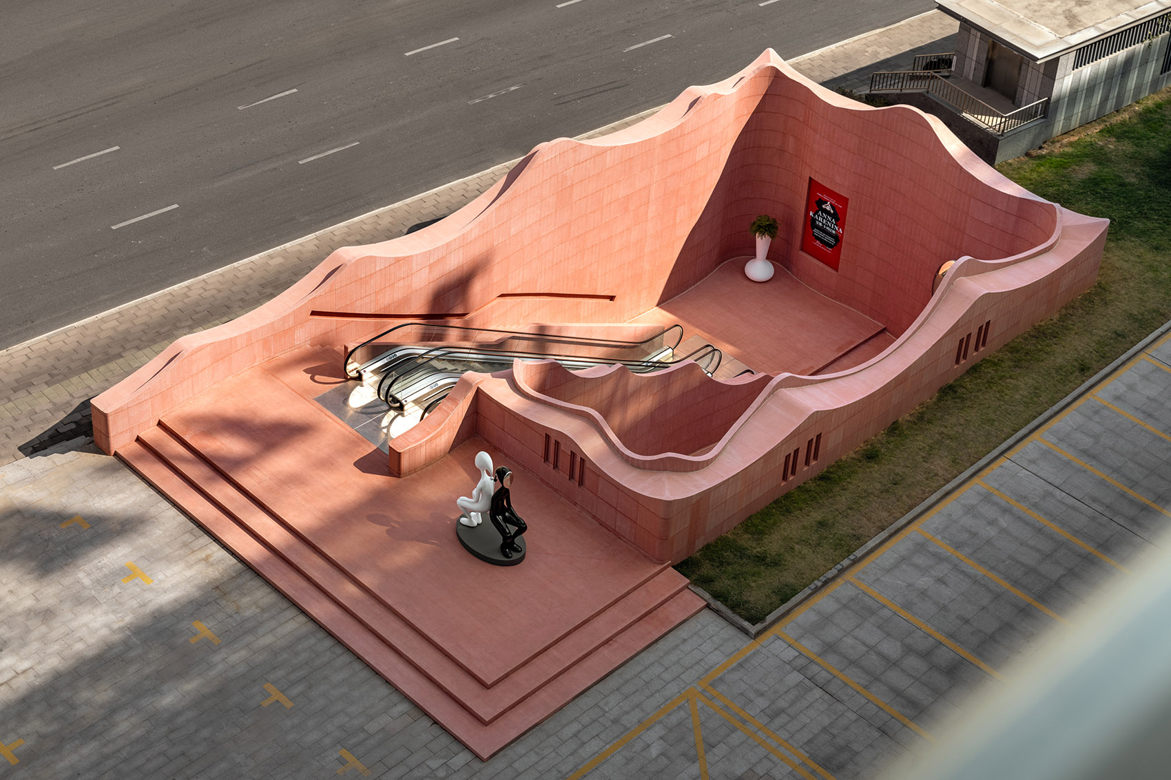 红色湾流·厦门地铁五缘湾站3号口改造丨中国厦门丨ATENO天诺国际设计-3