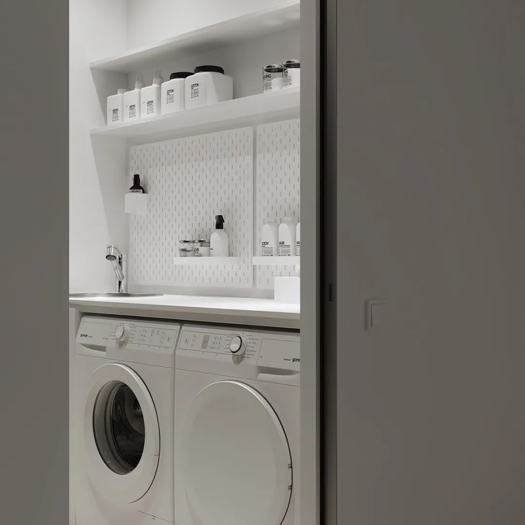 现代黑白色调 loft 公寓丨白俄罗斯明斯克丨Andrew & Darya Zhlobich-22