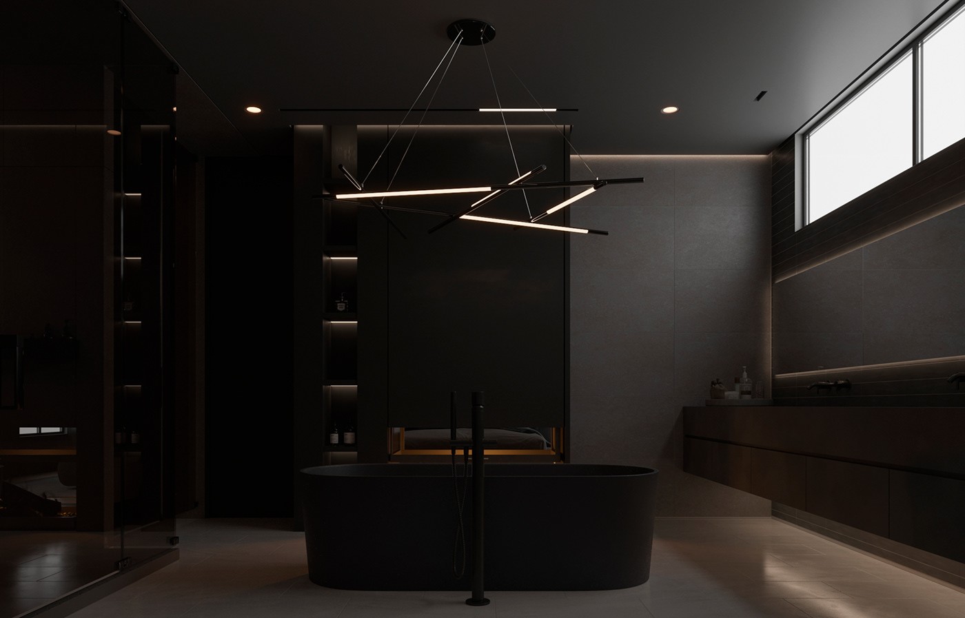 现代原木黑灰空间设计  高级有格调！-9