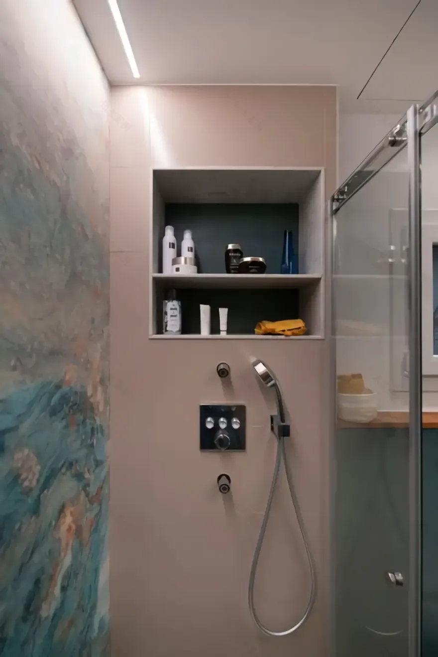 旋转电视打造活力空间 | 54m2 公寓的巧妙设计-20