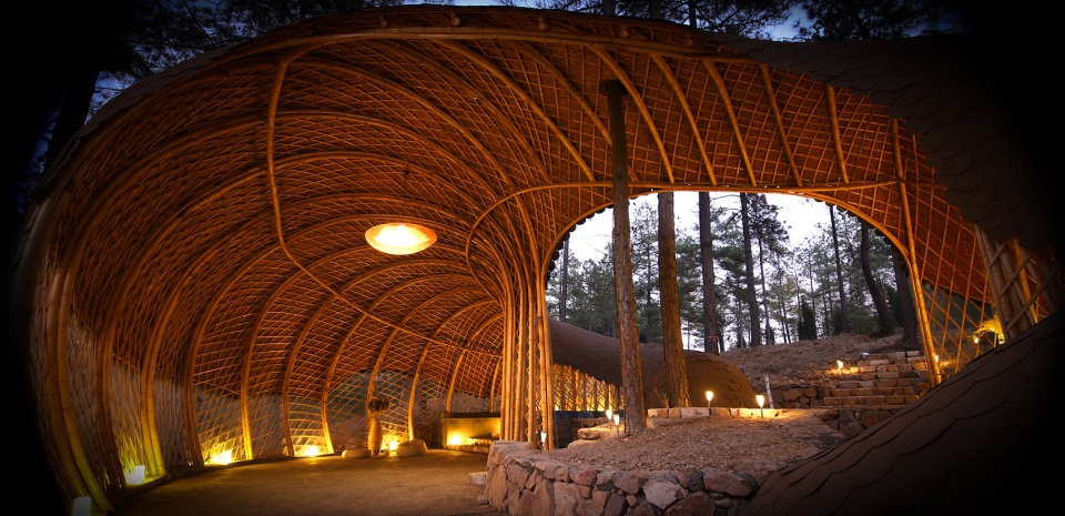 阴阳交融的「YU 舍」——竹构建筑的生态美学-32