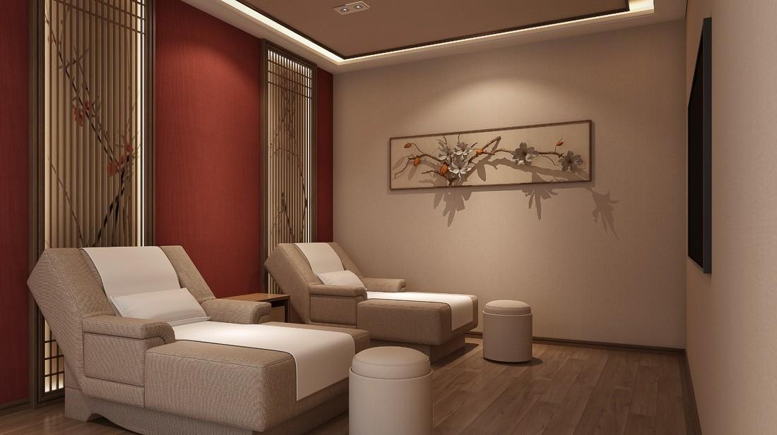 养生馆设计 | 专业理疗与舒适空间的完美融合-4