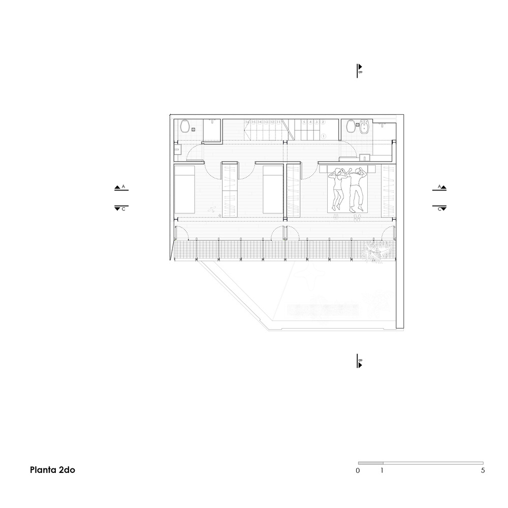 Roseti House · 阿根廷独栋住宅设计丨阿根廷布宜诺斯艾利斯丨Estudio Damero,Griselda Balian-48