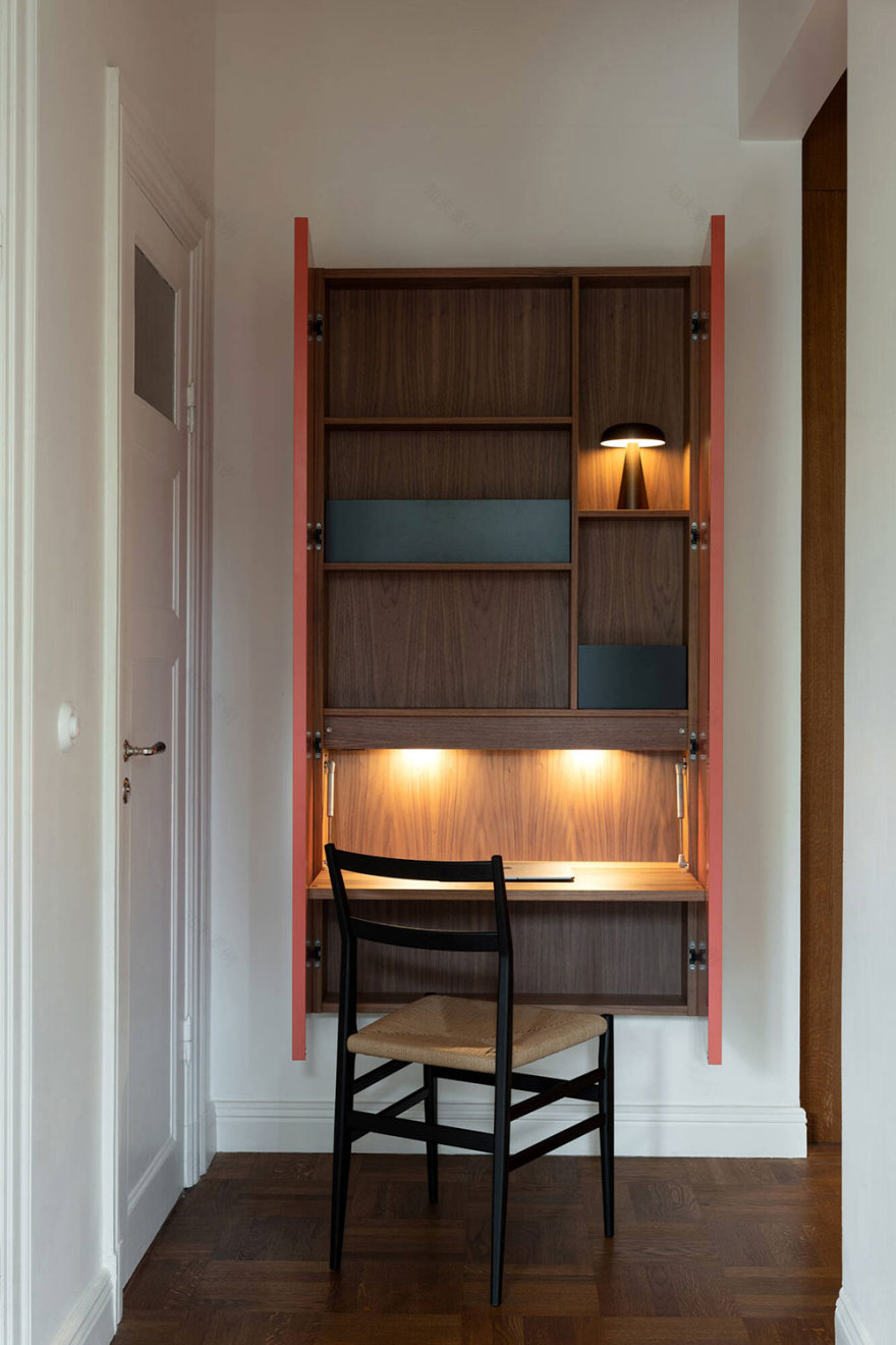 斯德哥尔摩优雅现代经典公寓设计-17