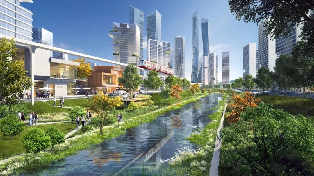 AUBE欧博设计中标深圳罗湖新秀片区城市设计-34