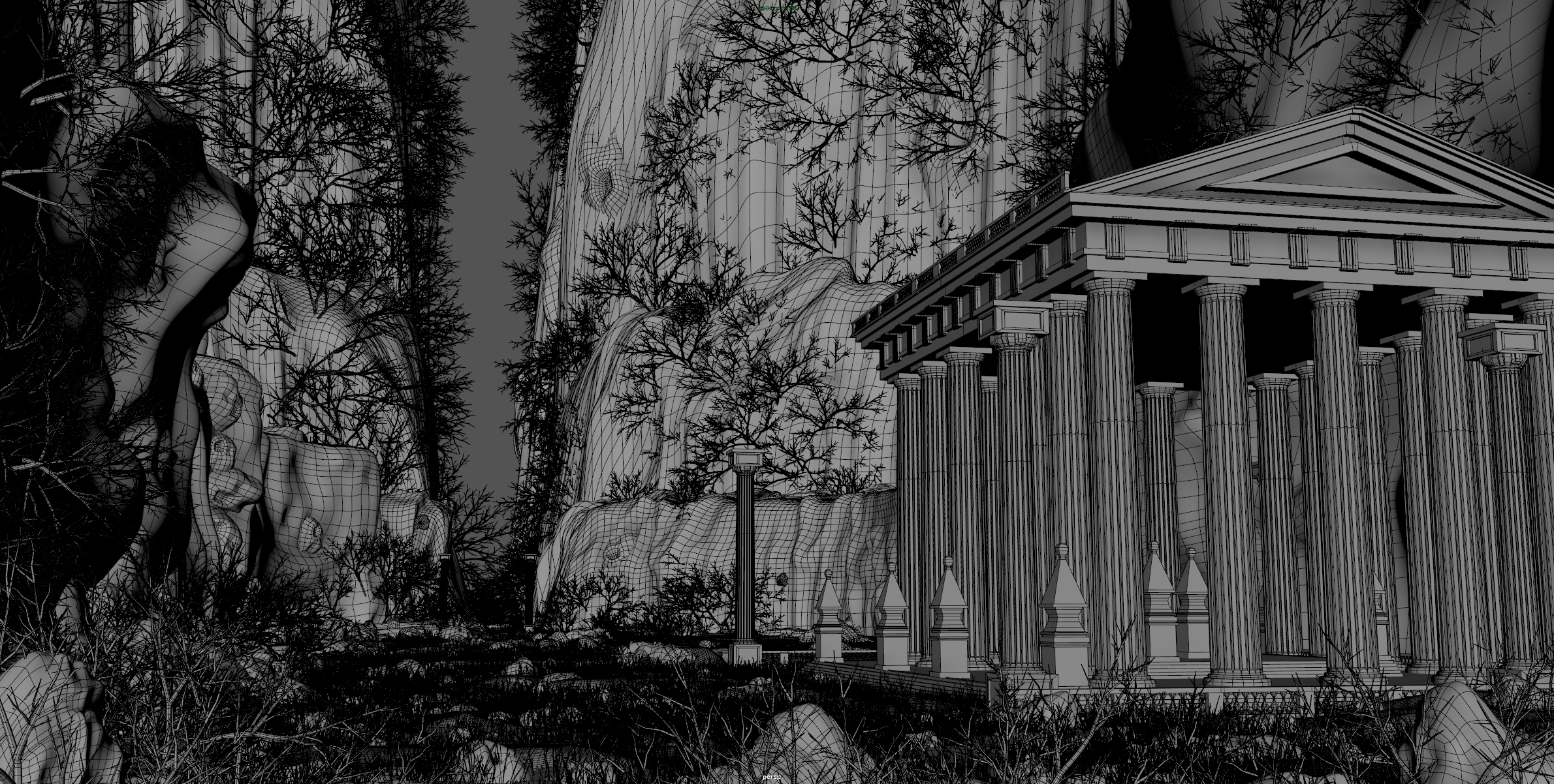 Lost Temple. 3d environment-1