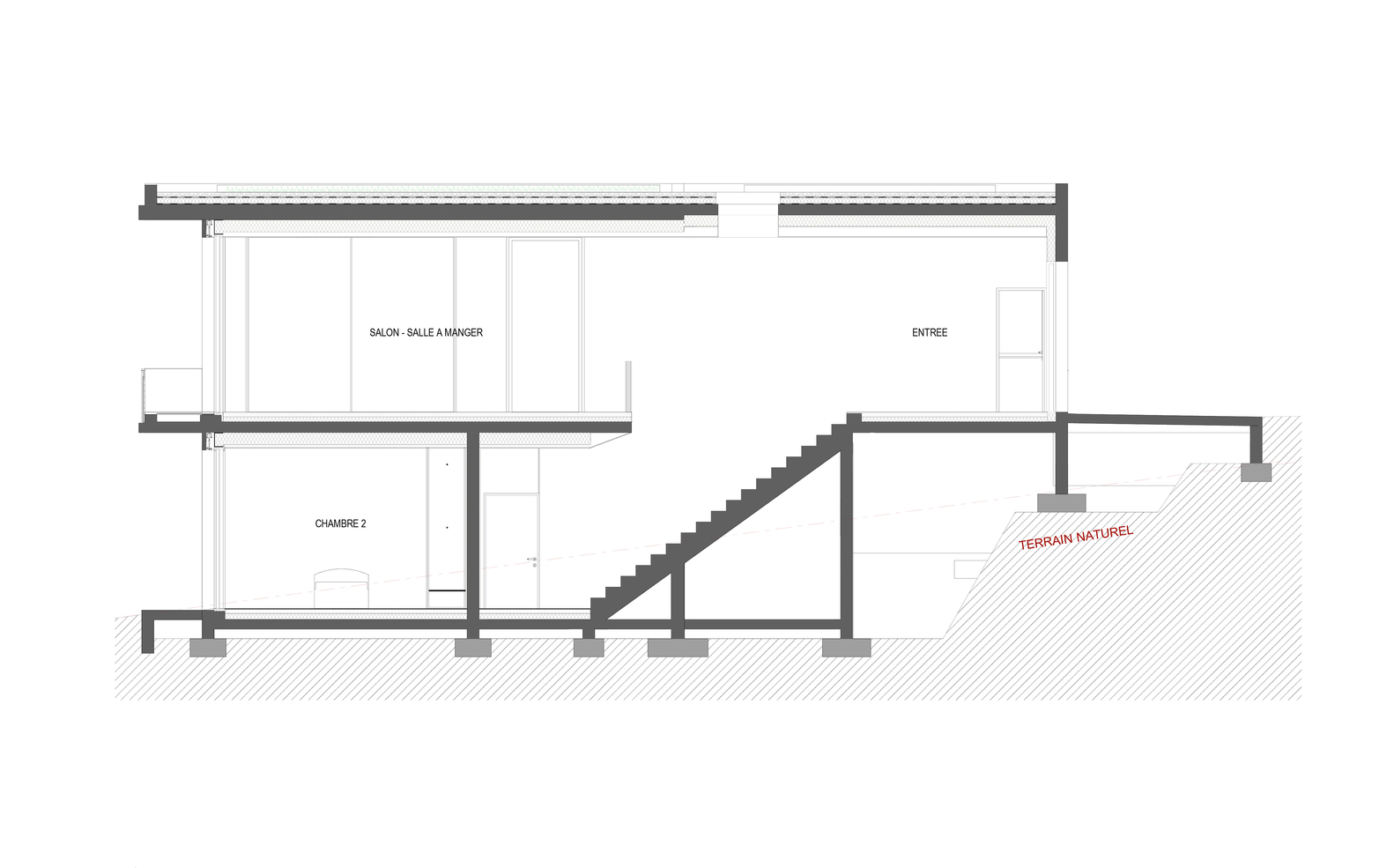 融合自然景观的法国边境住宅-35