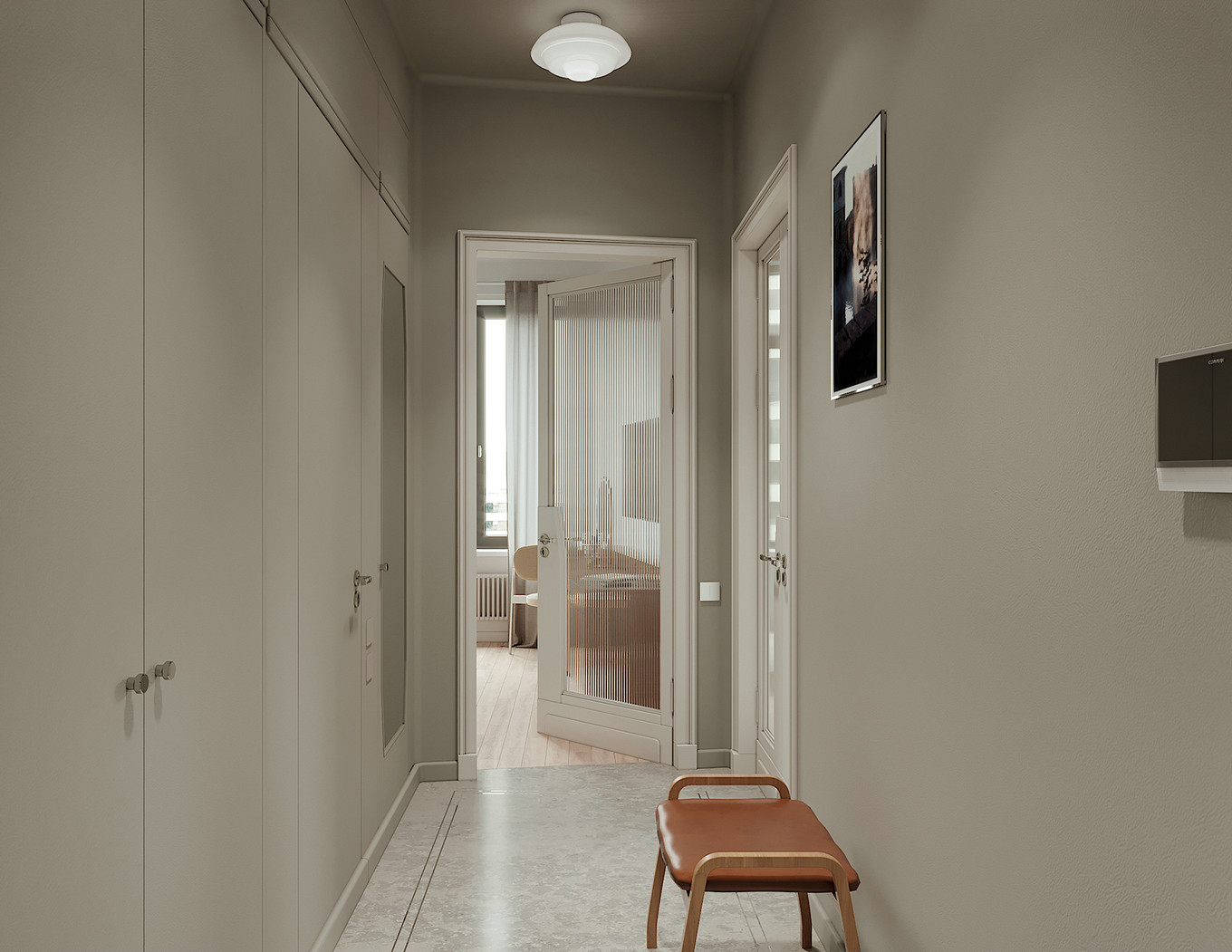 北欧风随性优雅生活空间-9