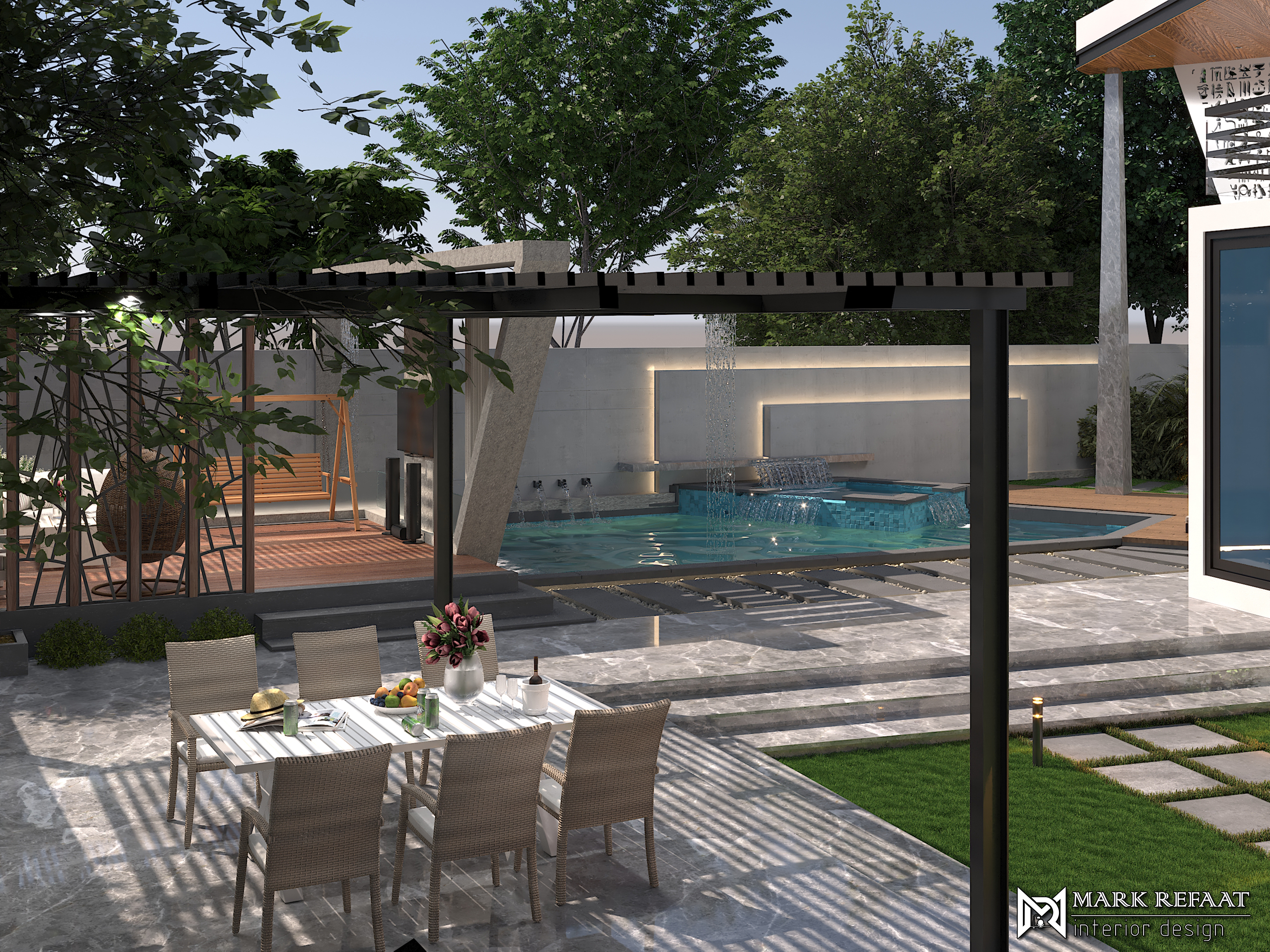 现代别墅设计（古埃及风格）-14