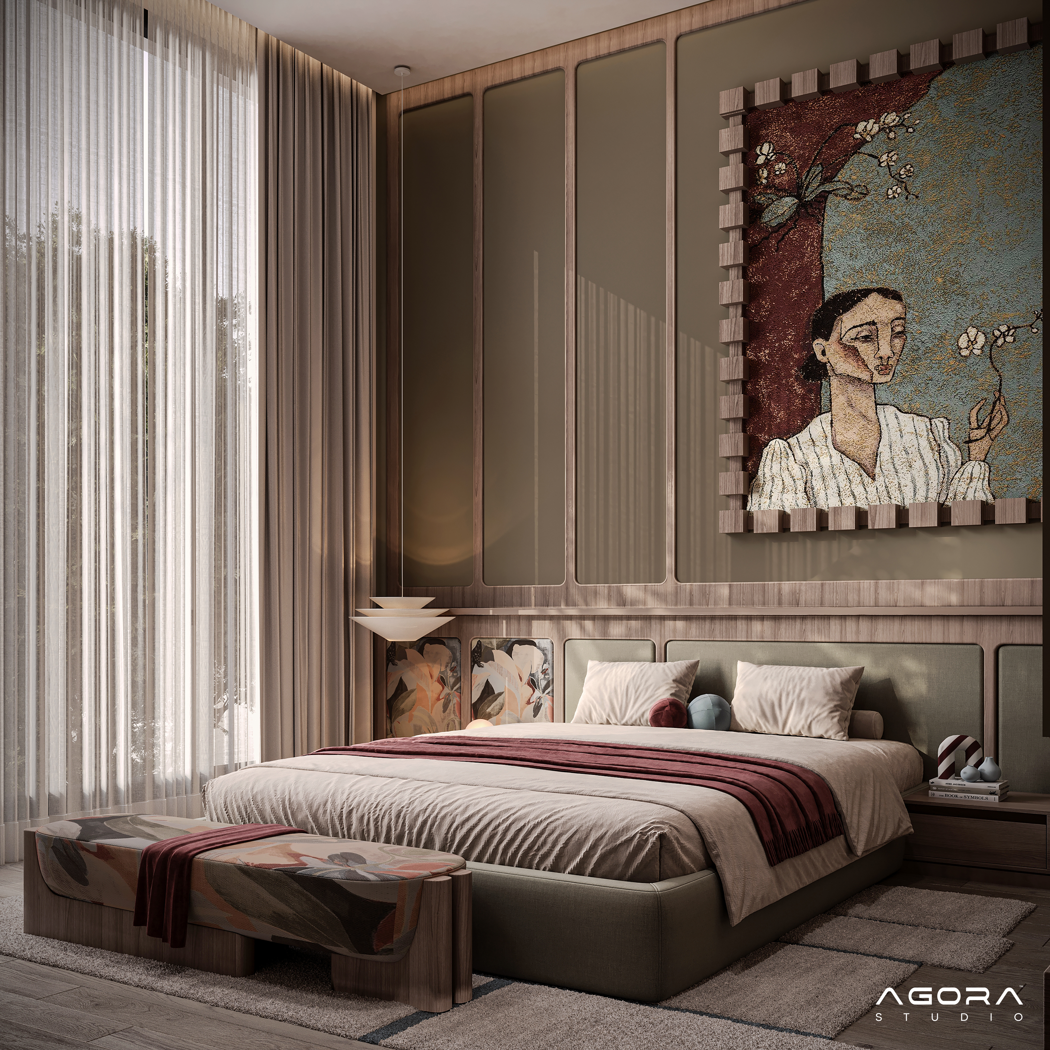 Artistic & Sophisticated 卧室-8