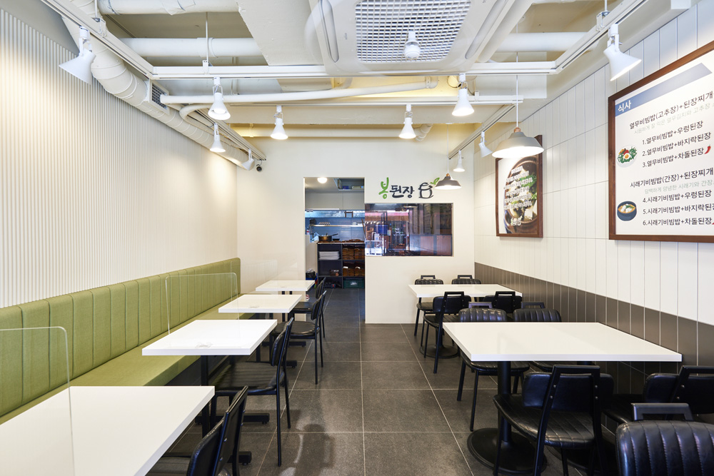 首尔江南区的极简餐厅设计-3