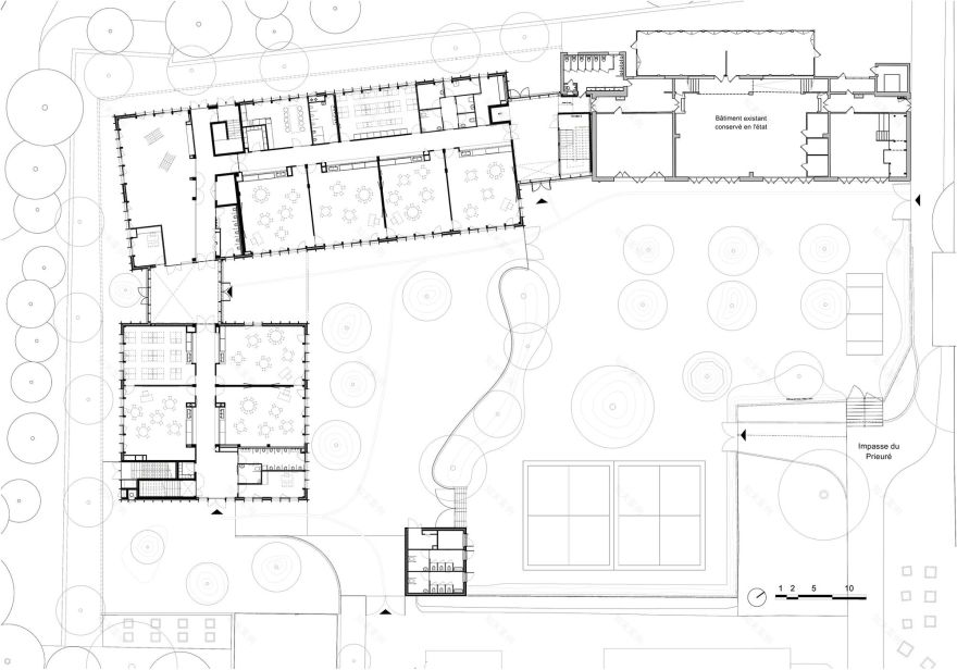 Les Violettes 学校综合体和娱乐中心丨法国丨HEMAA Architectes-29