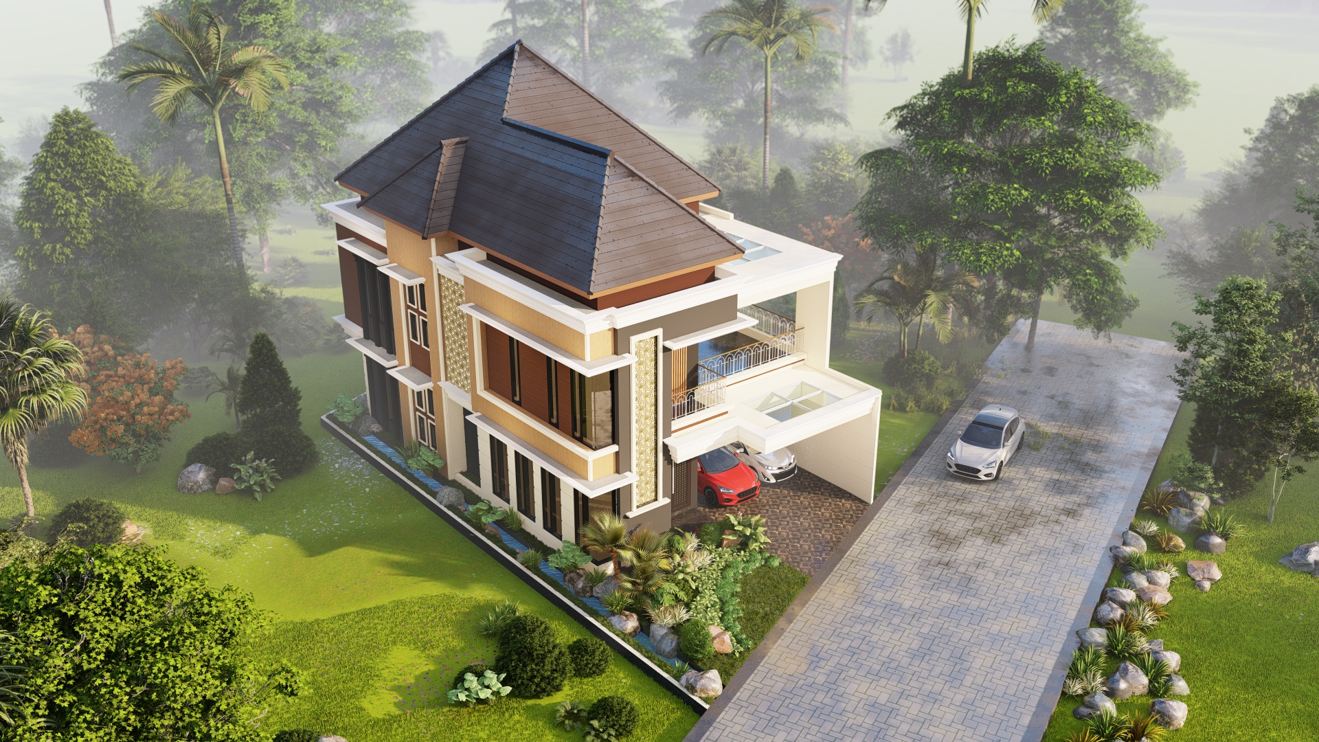 印尼 Batu 市完美别墅设计丨印度尼西亚东爪哇-8