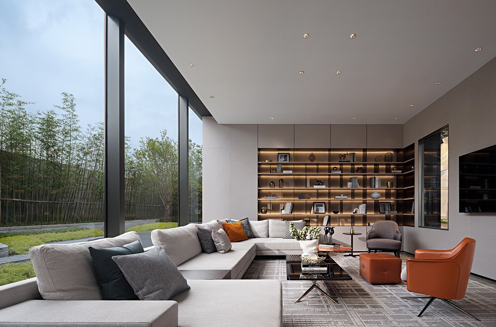 众睦设计丨温州首开中庚·香開萬里售楼处：当代语境，抒叙自然-41