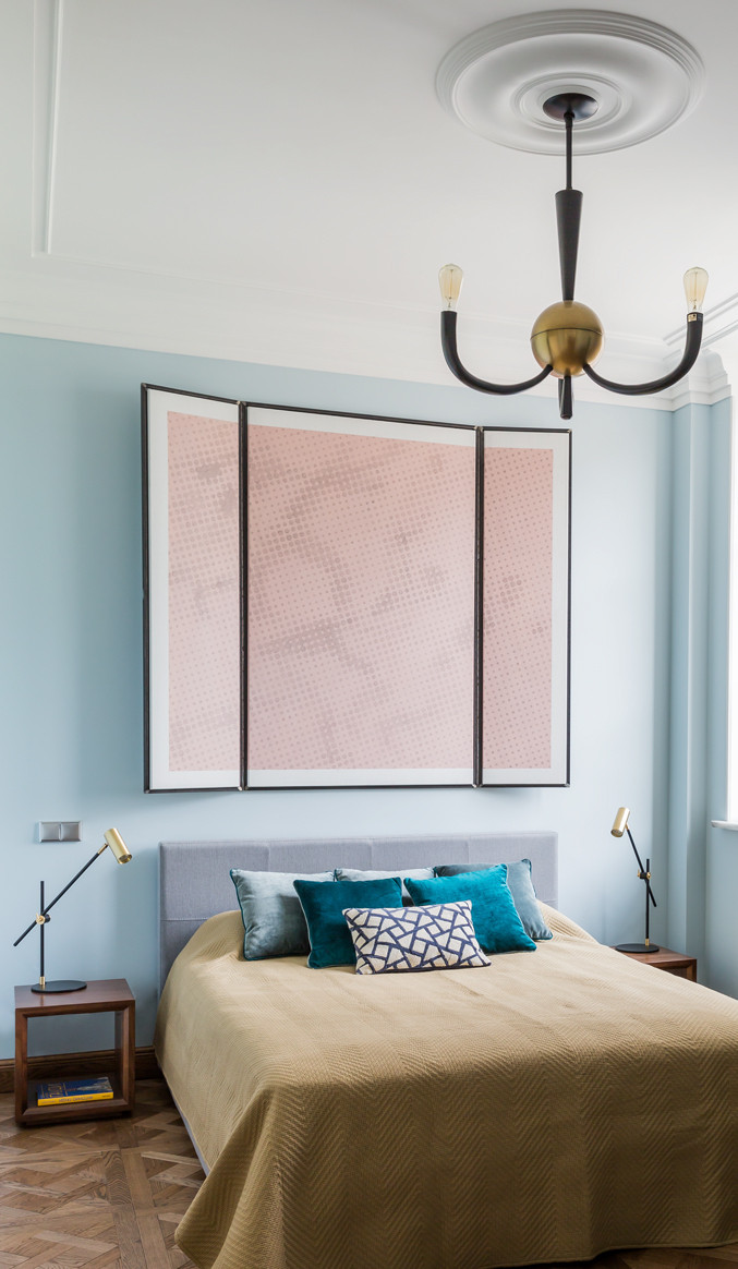 柔和灯光打造舒适卧室空间丨ELLEdecoration-20