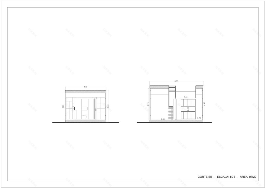 卡萨 97 平方米集装箱房丨Gauss Rubrican SA-24