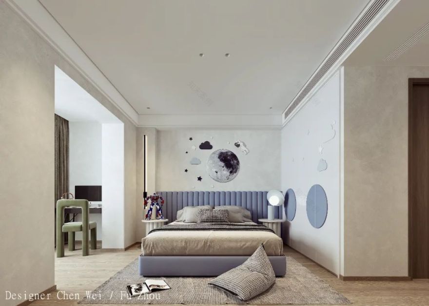 夏日轻奢,温馨宜居·国广一叶陈威的 220㎡福州之家丨中国福州-49