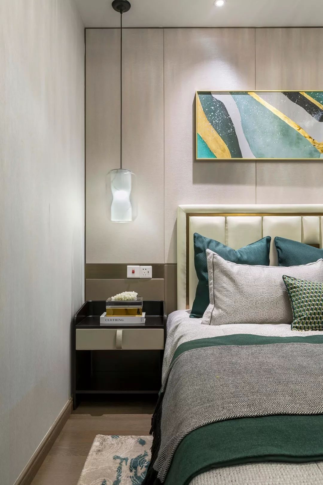 色彩演绎个性家居，南京长沙龙湖精装样板间解读-120