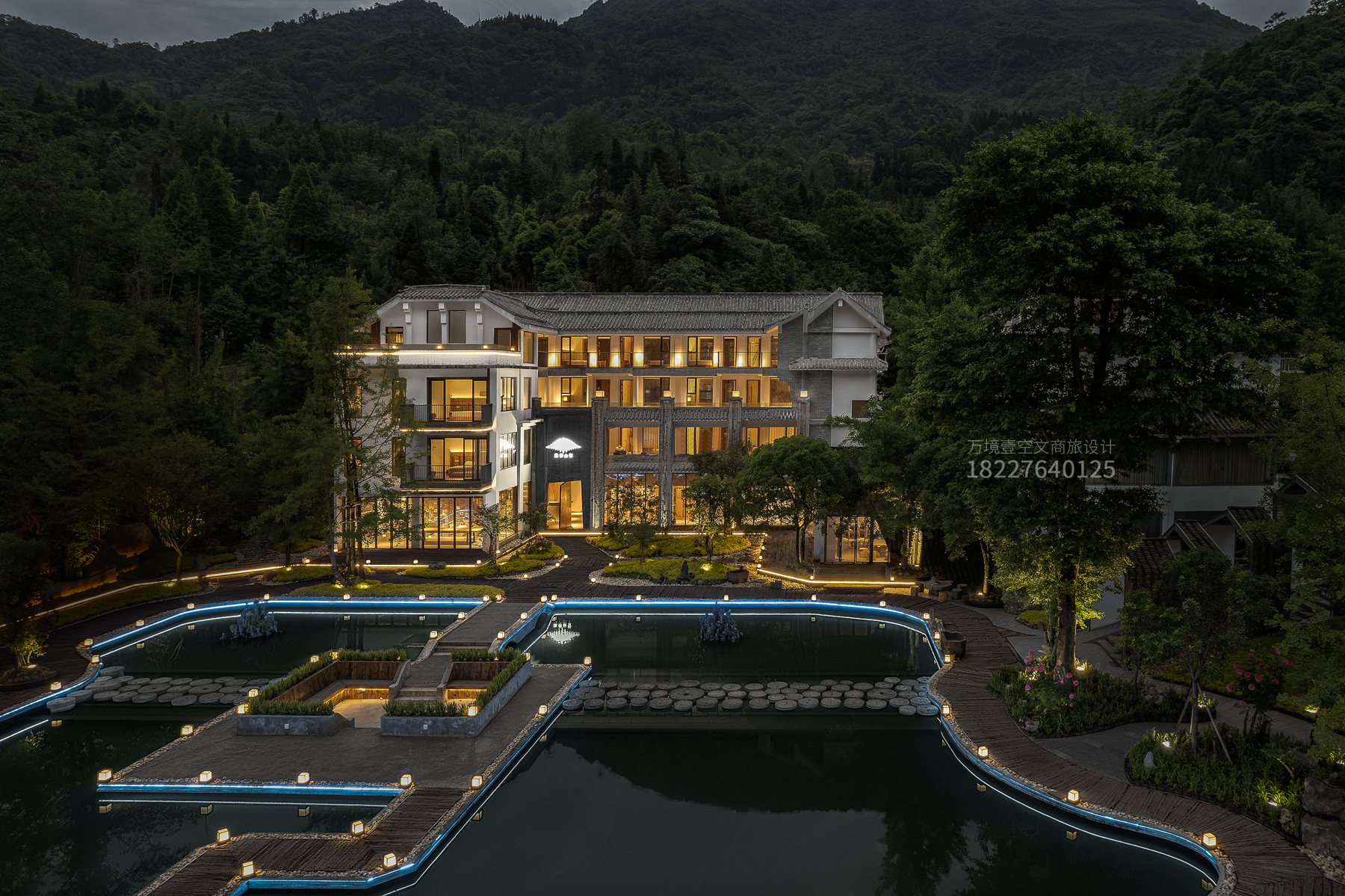 万境壹空悠哉山居温泉民宿空间设计-50