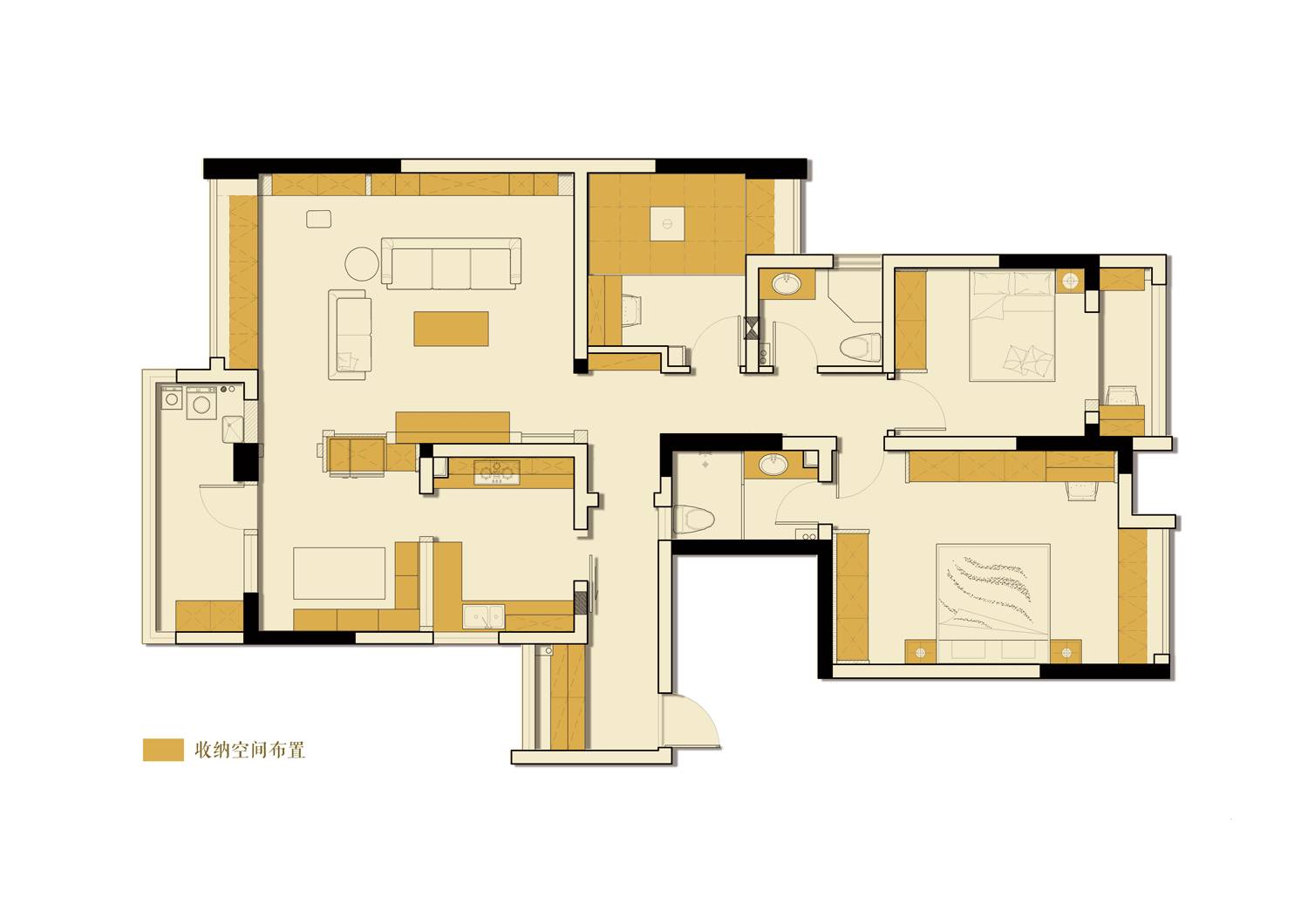 现代美式家居中的音乐时光-16