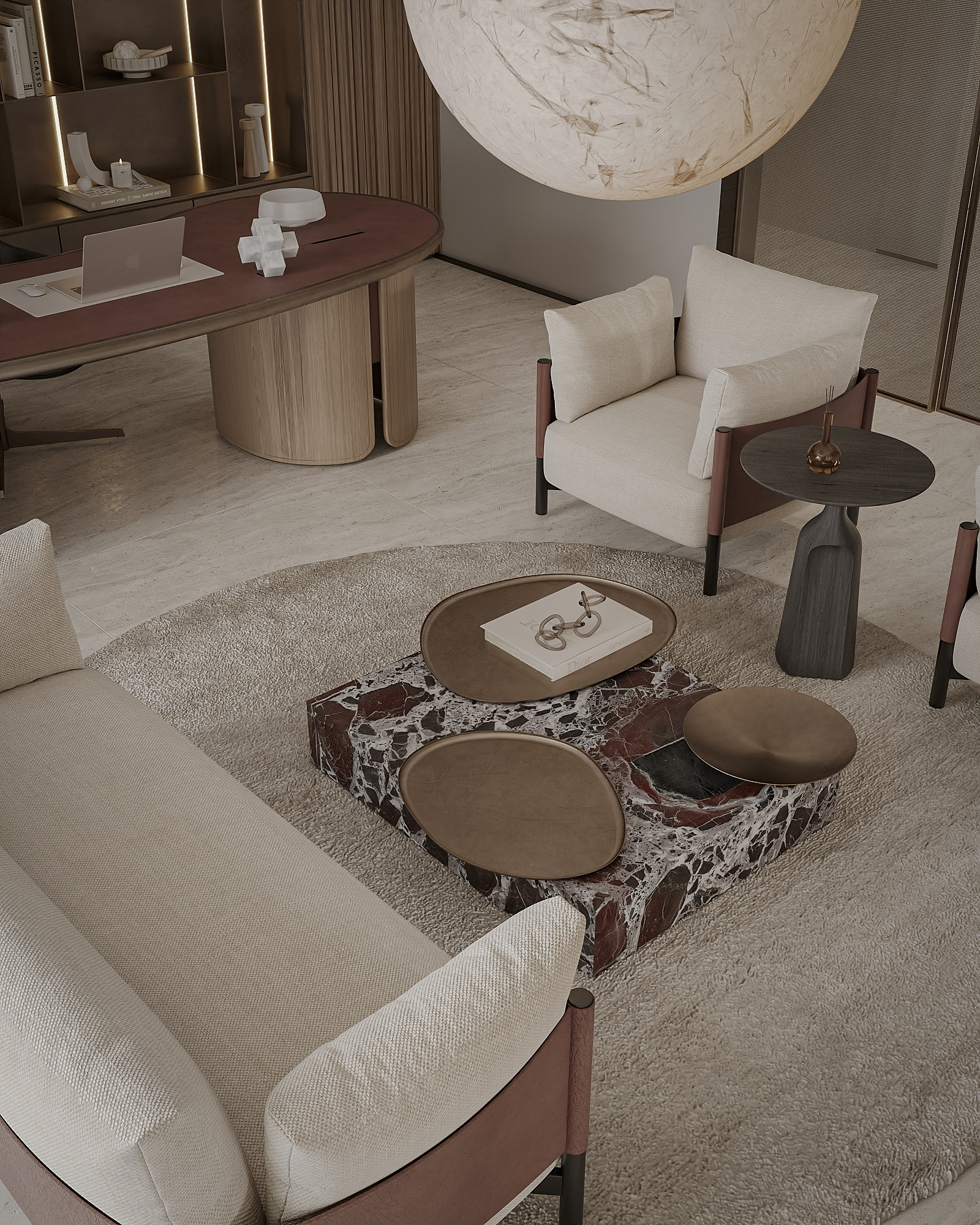 现代私人办公室丨乌克兰基辅-7