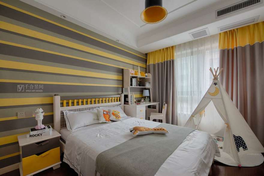 重庆约克郡壹號湖畔爱马仕风格私宅设计-43