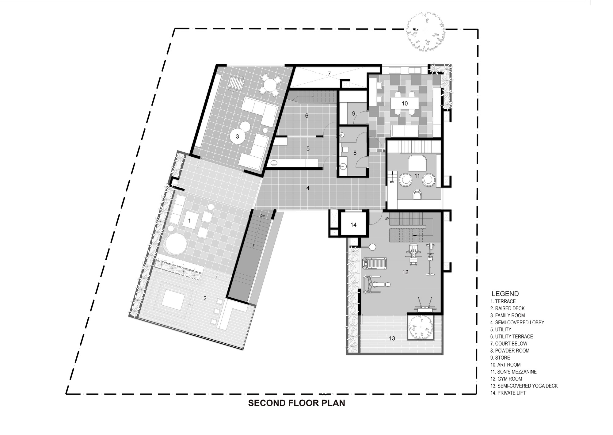58 号项目住宅丨印度班加罗尔丨The Purple Ink Studio-38