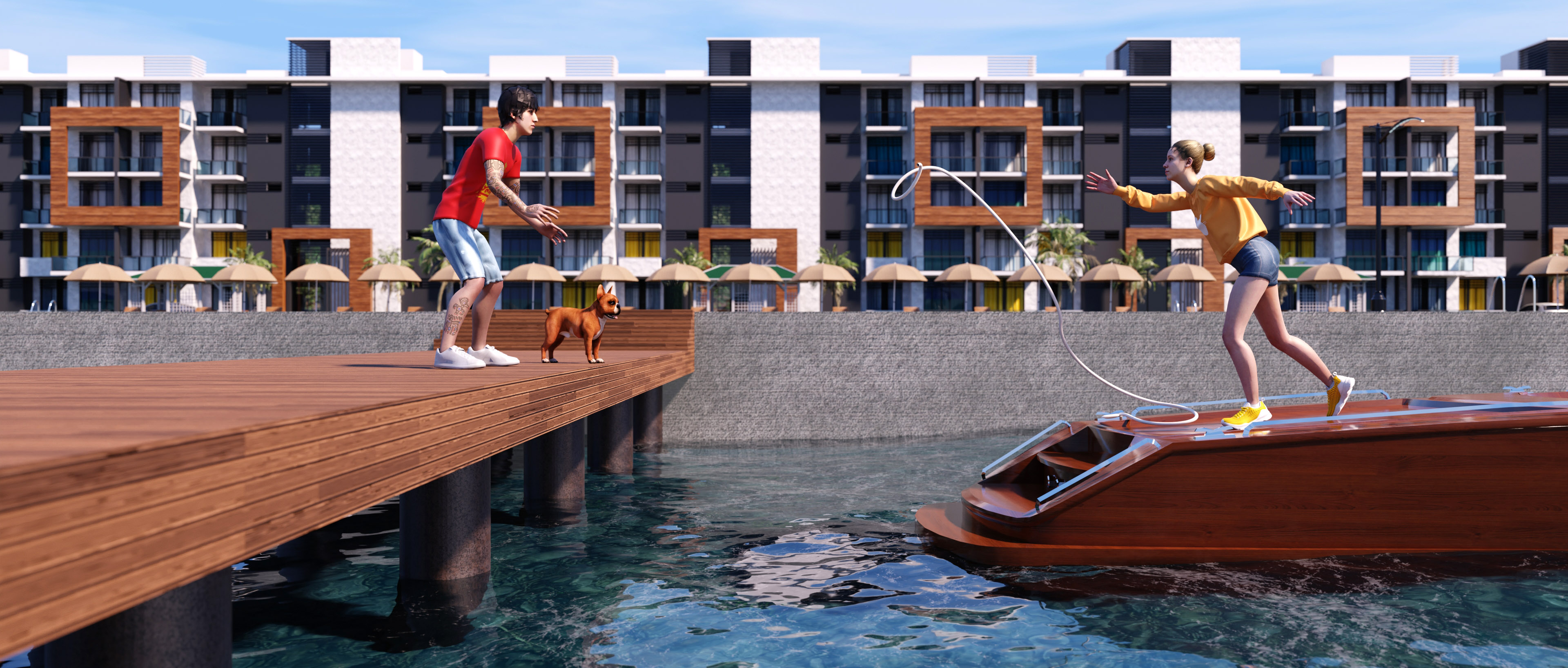 3D 建筑动画丨pixelfabrikasi-4