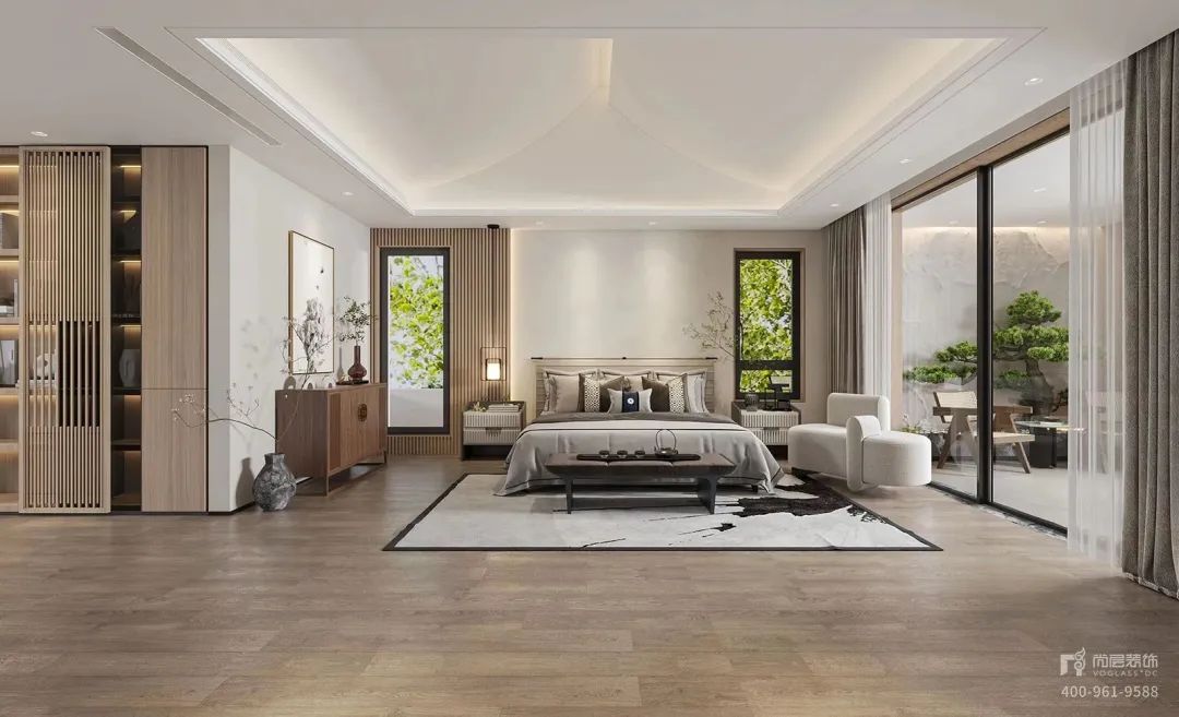 金色宝坻 480m²新中式诧寂风丨中国上海丨上海尚层别墅装饰第一运营中心-42