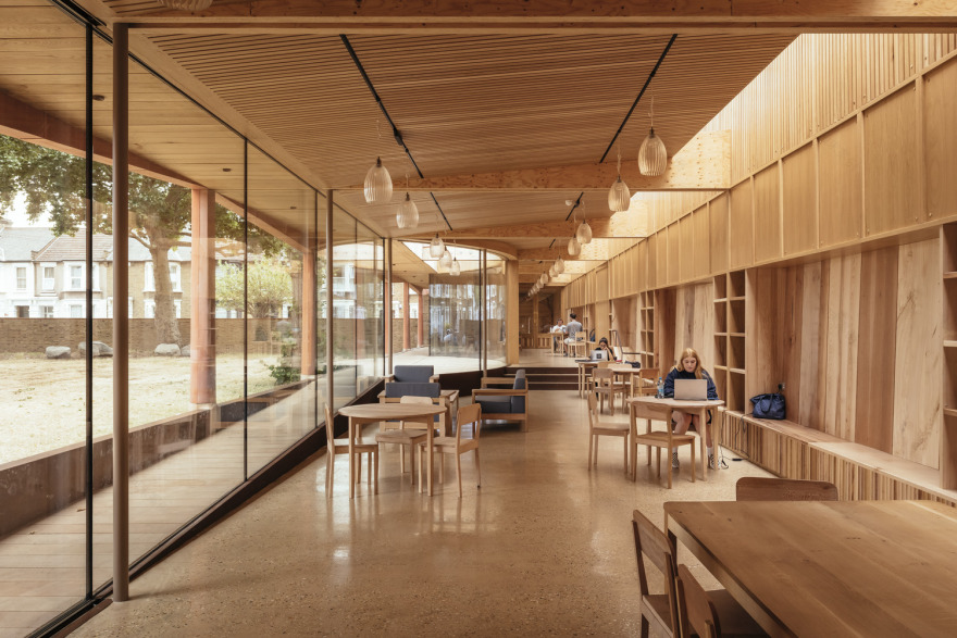 伦敦东区 Lea Bridge 图书馆咖啡厅及社区空间丨英国伦敦丨Studio Weave-11