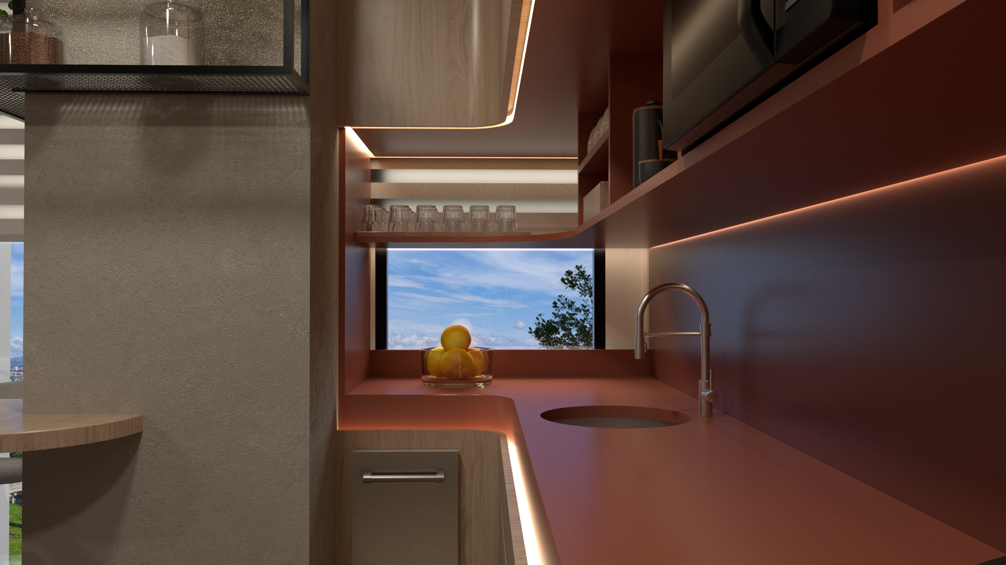 BRITISH EMBASSY, PANAMA CITY_ Kitchenette-7