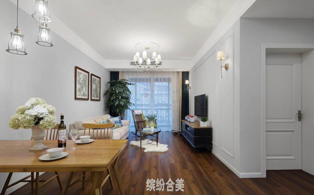 简约清新美式两居,打造幸福家居生活-0
