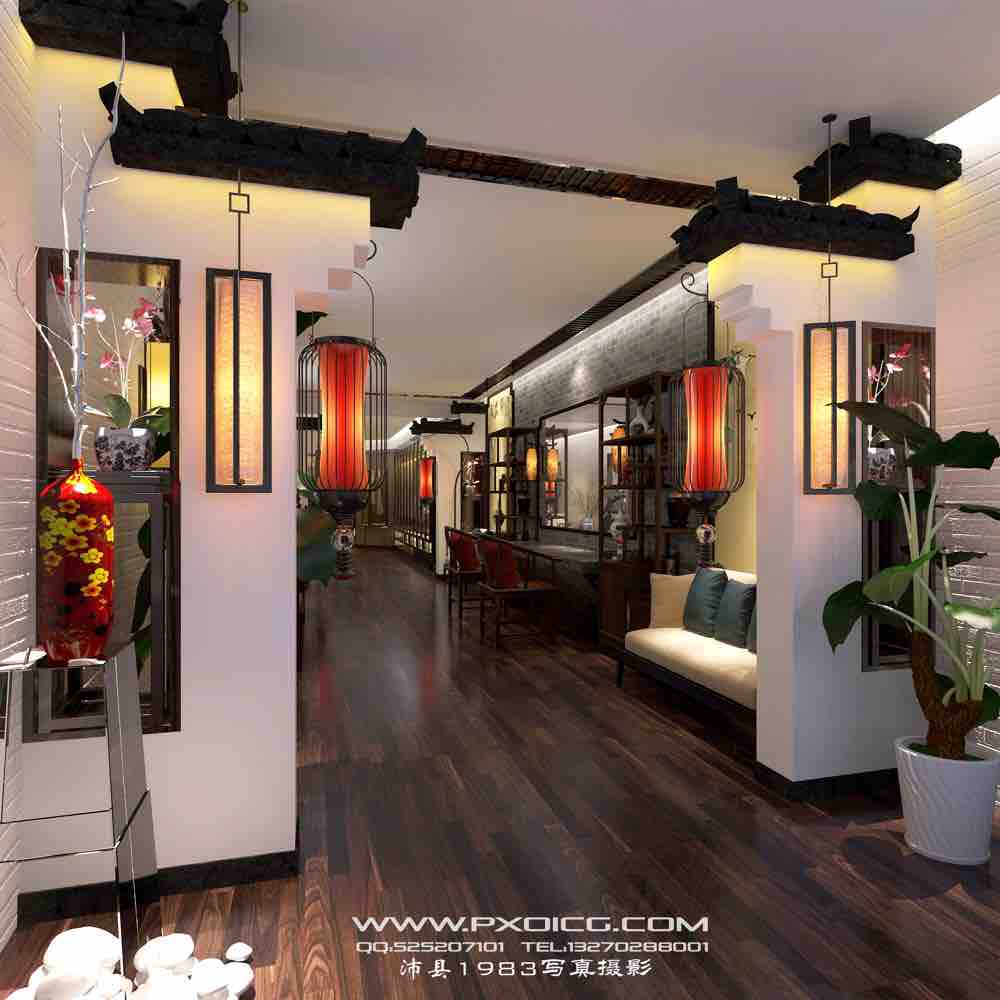 迷你中国风写真馆，70 平米空间大变身-8