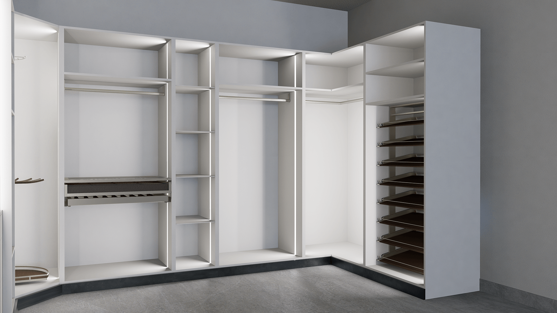 步入式衣帽间及衣柜设计-7