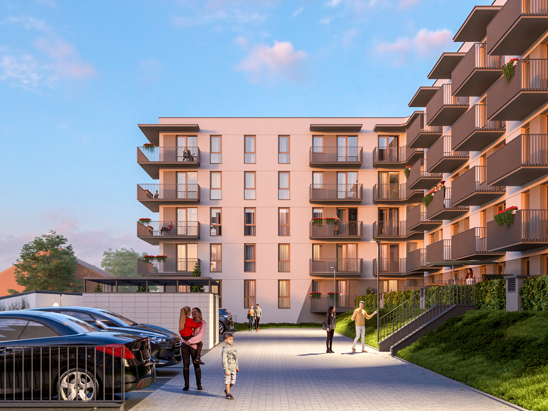 波兰克拉科夫公寓楼建筑可视化项目-9