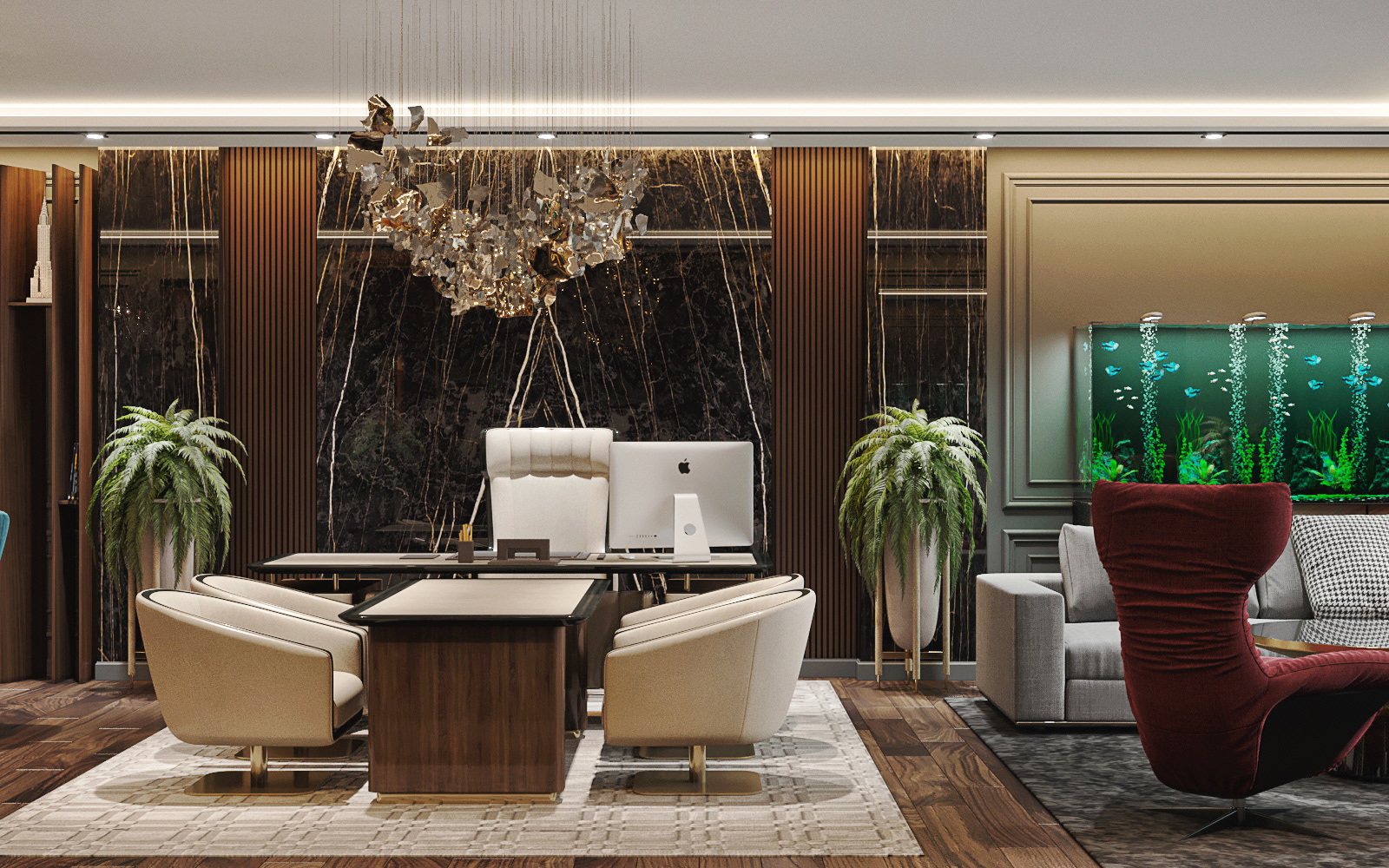 中亚私人办公室设计丨Ibrokhim Sultonov-5