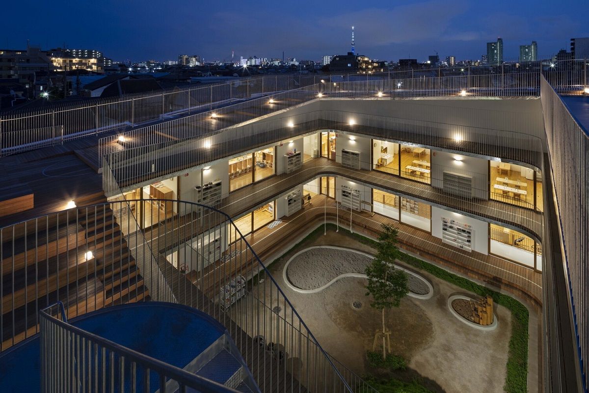 Trường mẫu giáo tích hợp thiết kế chống thiên tai-19