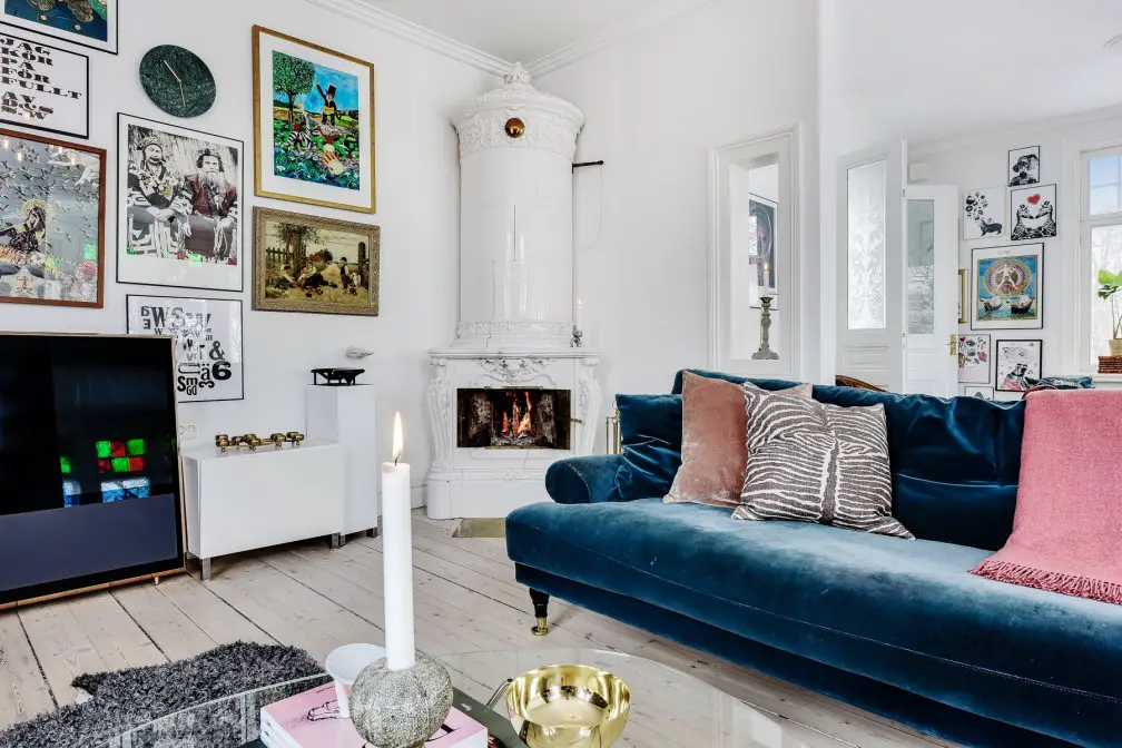 童话色彩的瑞典小屋 | 粉嫩外表引人入胜-2